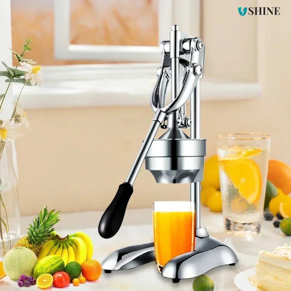 

Home Manual Juicer - Stainless Steel. For Commercial Stalls. Makes Orange, Watermelon & Pomegranate Juice