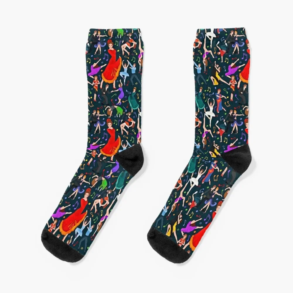 World of Dance-Chaussettes de luxe pour hommes et femmes, cadeaux d'Halloween pour enfants