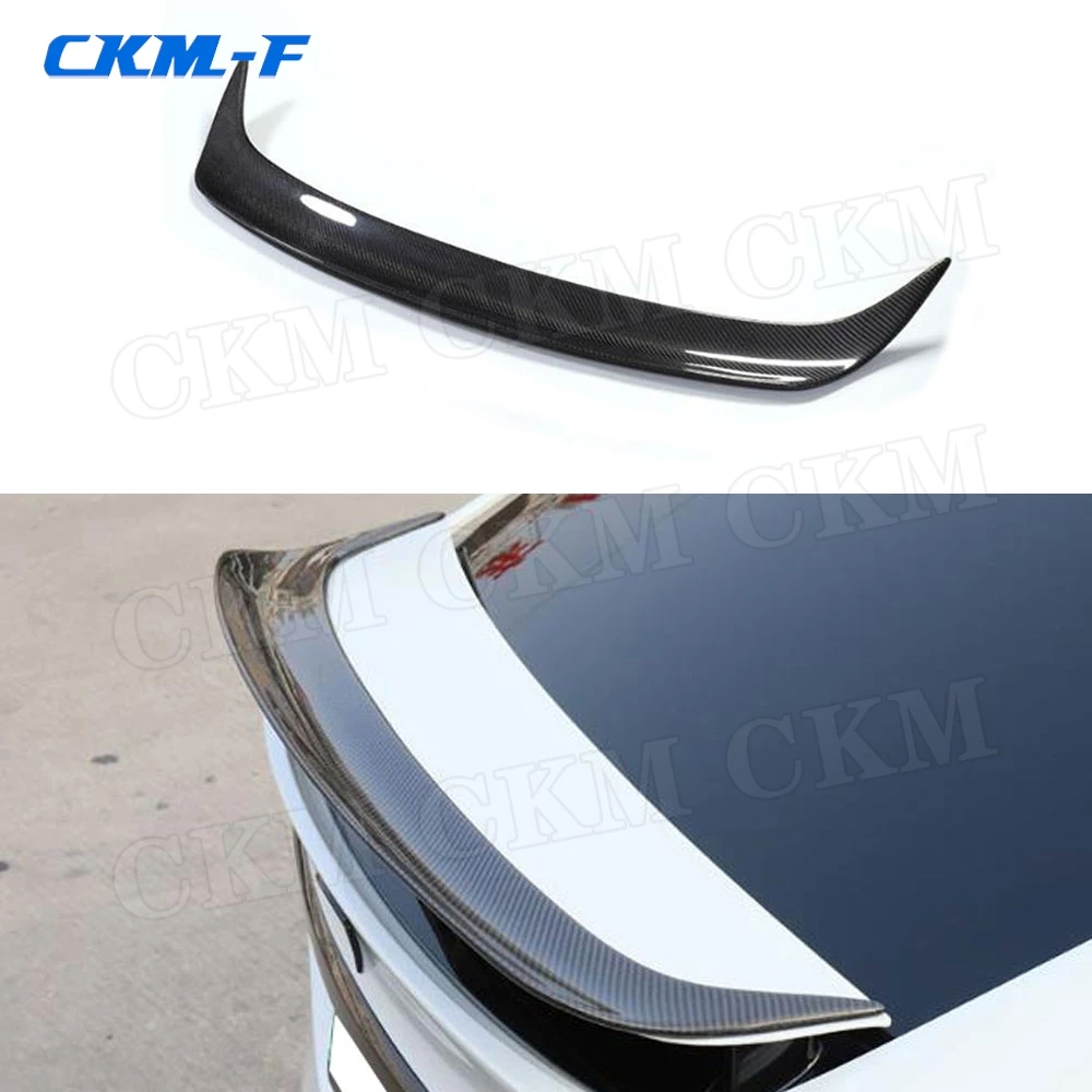 

Carbon Fiber Rear Trunk Spoiler Boot Racing Wings For Tesla Model X 2016-2018 FRP RZ Style Spoiler Accessories