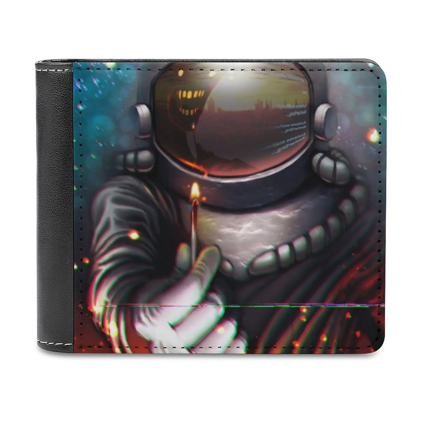 Gold Glitter Men Wallet Pu Leather Short Male Purses Credit Card Wallet For Men Money Bag Gold Glitter Magic Neverland Never