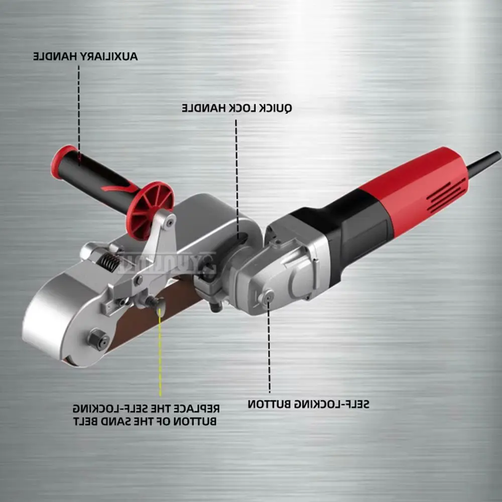 

2026 Electric Round Tube Drawing Machine heads, Tube Polishing Machine Belt Sander Working heads