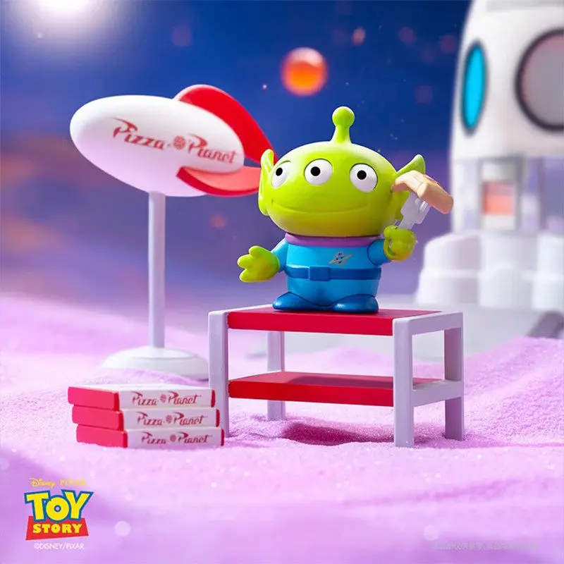 New 52toys Pixar Alien Pizza Planet Blind Box Toy Story Collectible Action Figure Trendy Art Toy Decoration Gift For Enthusiast view 4
