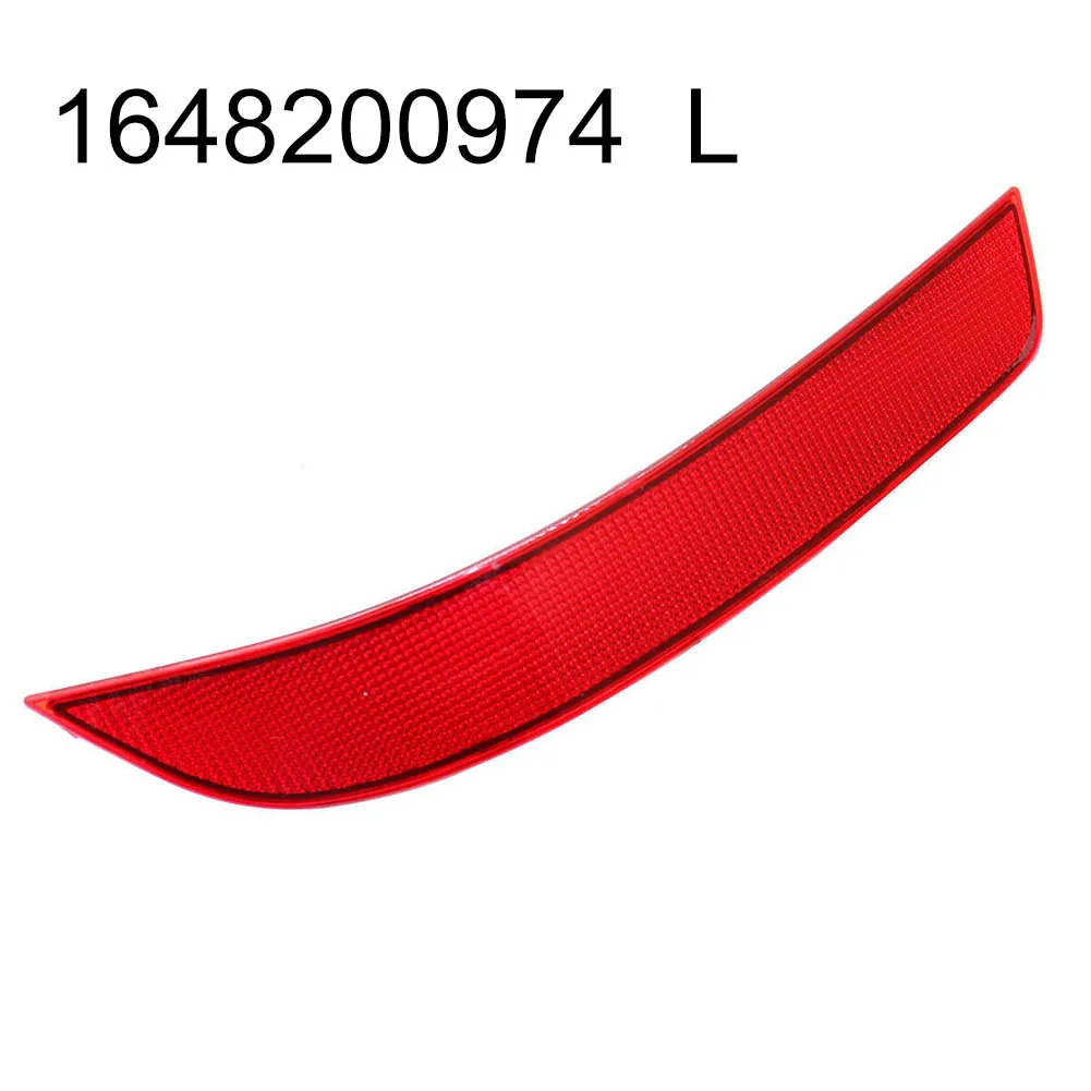 Auto Rear Side Reflector for Mercedes W164 GL 1648200974 L 1648201074 R 18 15 3cm Red ABS Non Deformable Build