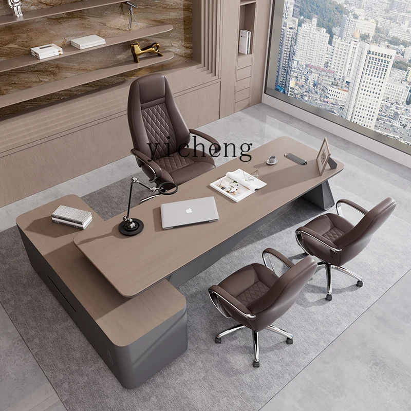 

TWR Boss Chair Home Leather Office Chair Office Comfortable Recumbent Chair