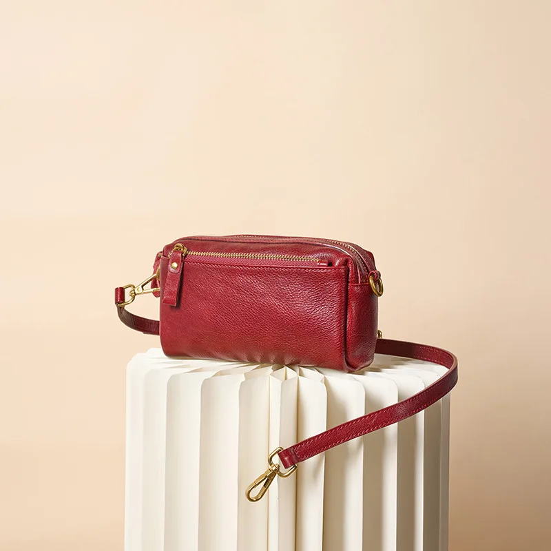 

100% Genuine Leather Women Messenger Bag Luxury High Quality Soft Cow Leather handbag Female Shoulder Crossbody Bags Sac