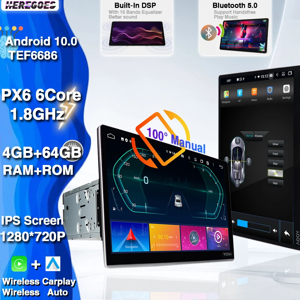 

Автомобильный мультимедийный плеер Tesla Style, универсальная стерео-система на Android 10, с IPS экраном 12,3 дюйма, типоразмер 2DIN, с голосовым управлением