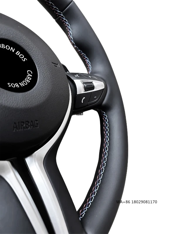 عجلة القيادة عجلة القيادة نمط مزدوج ل M3 M5 X1 X2 X3 F30 F10 F20 F80 F35 عجلة القيادة #6