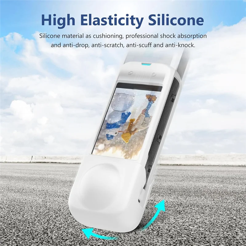 A14M シリコン保護カバーケースアンチスクラッチカメラプロテクター Insta 360 X4 アクションカメラアクセサリー