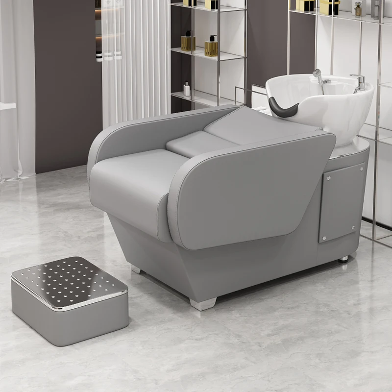 Luxury Simple Elegant Nique Shampoo Chair Aesthetic Modern Shampoo Chairs Modern Silla Para Salón De Belleza Salon Furniture