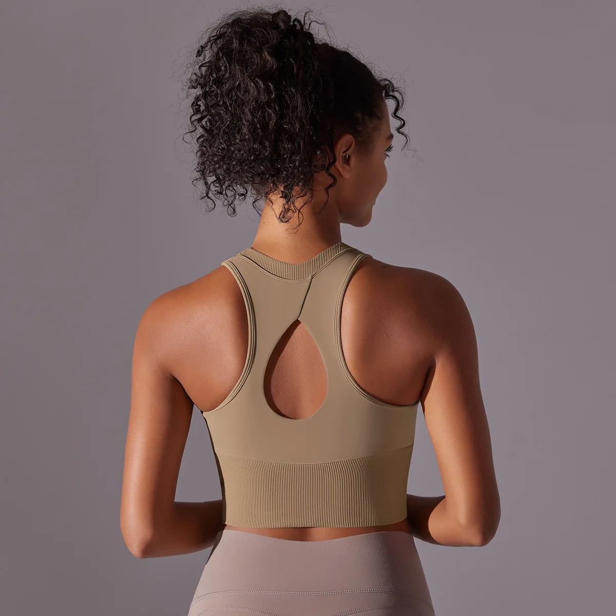 Sutiã Esportivo de Ioga para Mulheres, Tops Fitness, Sensação Nua, Colete De Ginástica, Camisola, Roupa De Treino, Roupa Esportiva