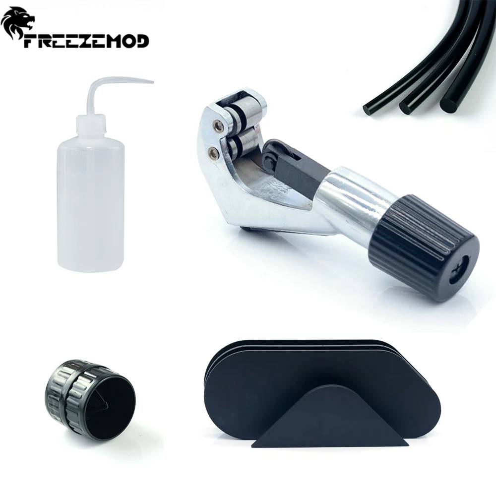 

FREEZEMOD Hard Tube Bending Tool Kit OD12/14/16MM Acrylic Pipe Bender Silicone Rubber Strip Cutter Reamer Acrylic Tool KIT