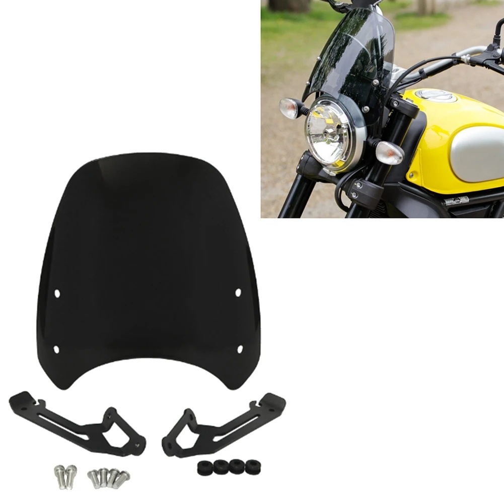 

Мотоцикл для Ducati Scrambler 400 800 2015-2021, лобовое стекло, обтекатель, ветровой дефлектор, аксессуары
