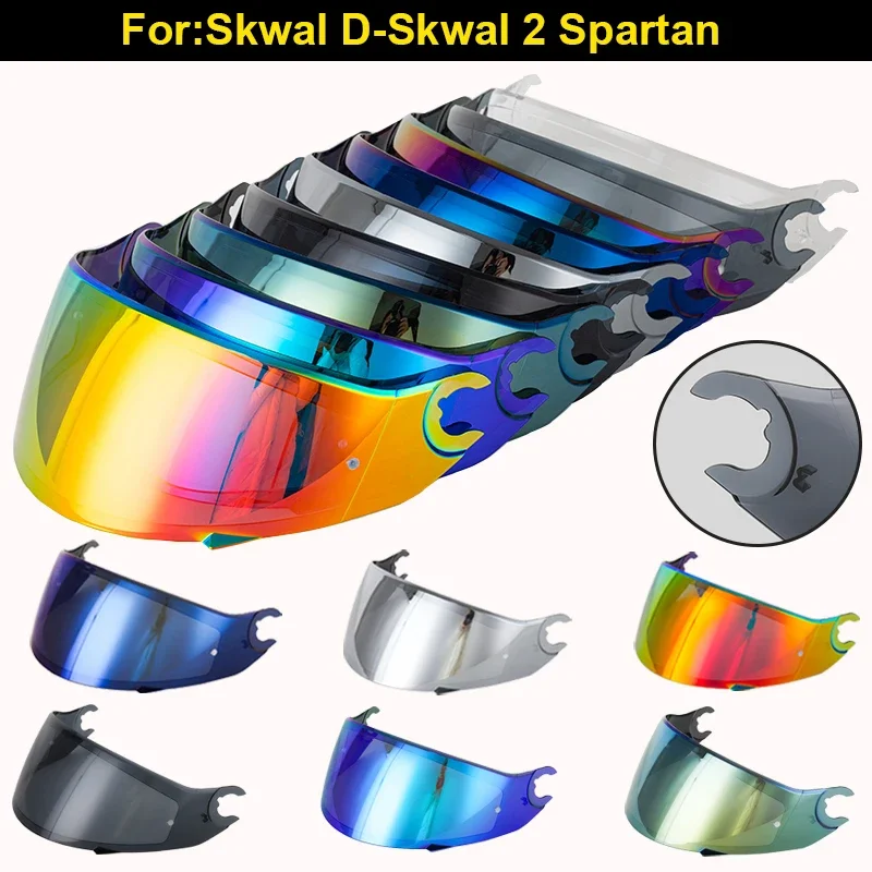 

Motorcycle Helmet Visor for SHARK D Skwal D-Skwal 2 Spartan Full Face Helmet Replacement Visors Len Shield Casco Moto Windshield