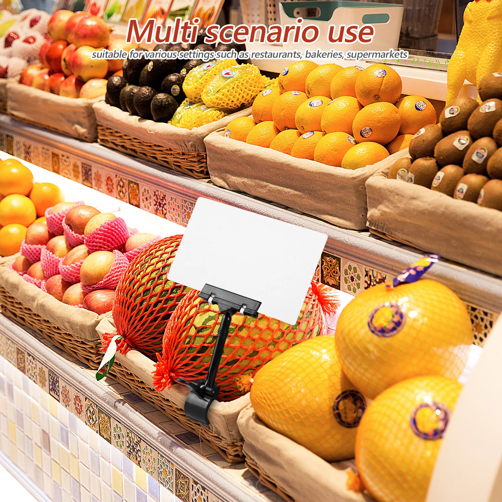 10 قطع من السبورة البيضاء للمسح الجاف PVC - لوحة كتابة متعددة الاستخدامات لمتاجر البيع بالتجزئة وغرف الاجتماعات والمدارس - لوحة مذكرة محمولة #4