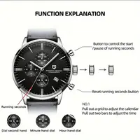 PAGANI DESIGN nuevo reloj para hombre 2720K VK67 reloj de pulsera de cuarzo cronógrafo multifuncional cristal de zafiro reloj resistente al agua regalo