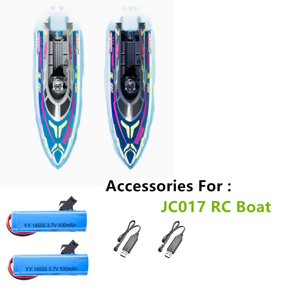 3.7V 800mah Battery / Charging Cable For : JC017 RC Boat RC Boat Parts SM-2P Plug