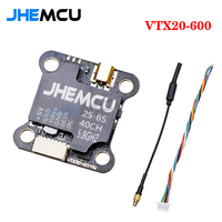 JHEMCU VTX20-600 5.8G 40CH PitMode 5V/1A 25mW 100mW 200mW 400mW 600mW Adjustable VTX 7-26V 20X20mm for RC FPV Racing Drone