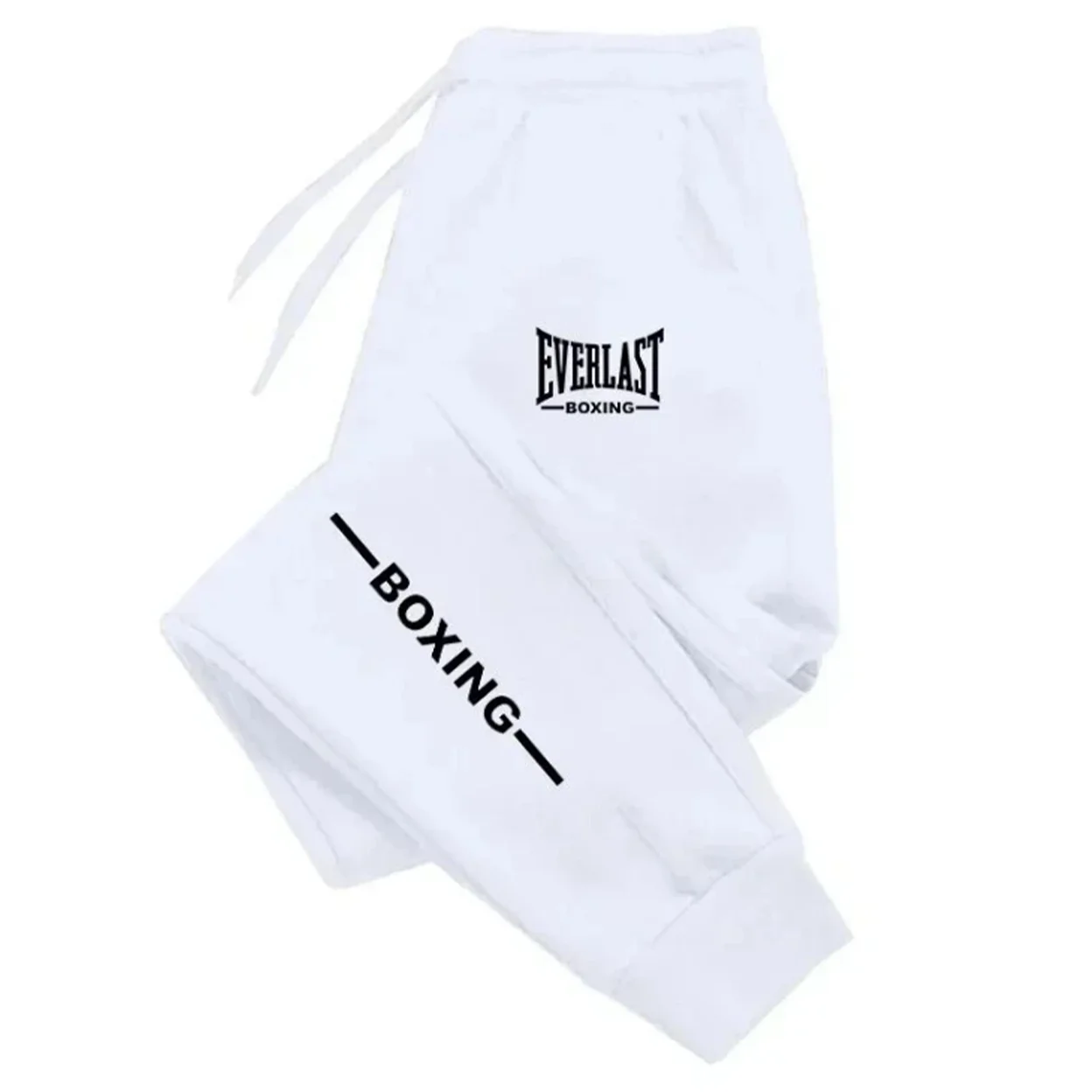 Autumn/Winter EVERLAST Printed Drawstring Running Pants for Men/Women Outdoor Sports Pants Slow Running Leisure Sports Pants