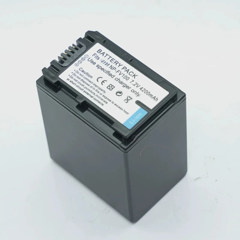 ，。for Sony Camera NP-FV100 Lithium Battery HDR-PJ790E PJ675E CX610E XR260E，。