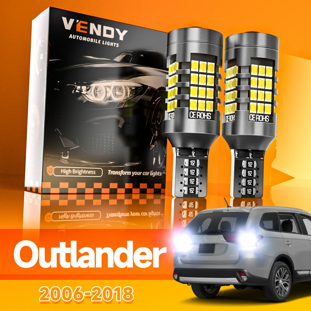 

2pcs For Mitsubishi Outlander 2006-2018 LED Reverse Light Backup Lamp 2009 2010 2011 2012 2013 2014 2015 2016 2017 Accessories