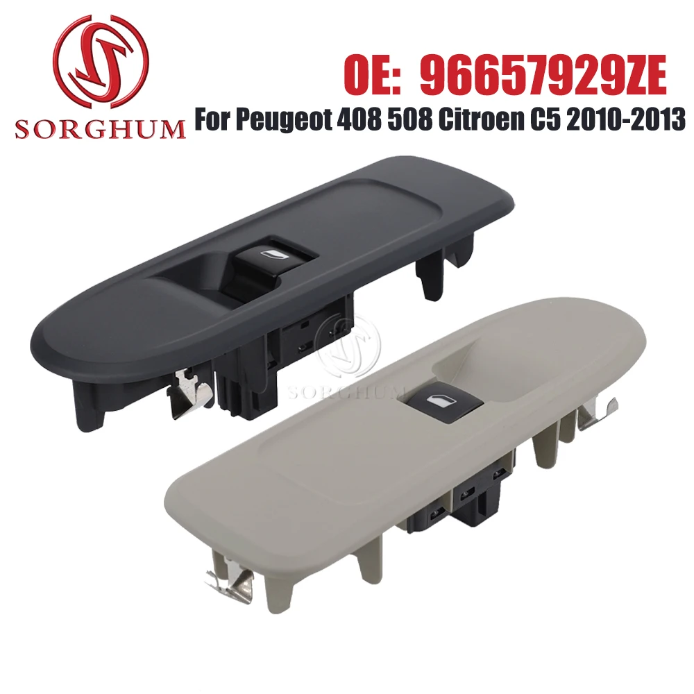 SORGHUM For Peugeot 208 308 2008 408 Citroen C5 Car Power Window Control Switch Passenger Side 4Pins 96657929ZE Car Accessories