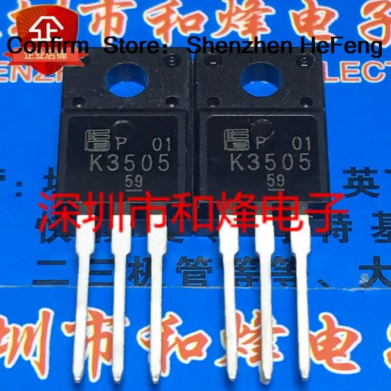 5PCS-10PCS 2SK3505 K3505  TO-220F 500V 14A  On Stock New And Original