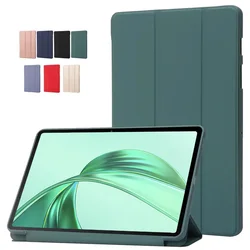 Coque For Honor Pad X8a 2024 Case PU Leather Soft Silicon Back Stand Tablet Shell For Funda Honor Pad X8a X8b Case Cover 11 inch