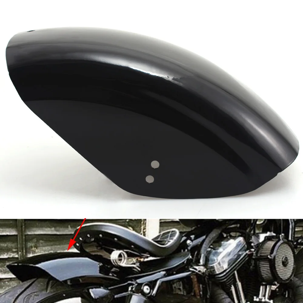 

Короткий задний брызговик для мотоцикла Harley Sportster XL 883 1200 48 72 Iron Custom, защитный кожух от грязи, аксессуары