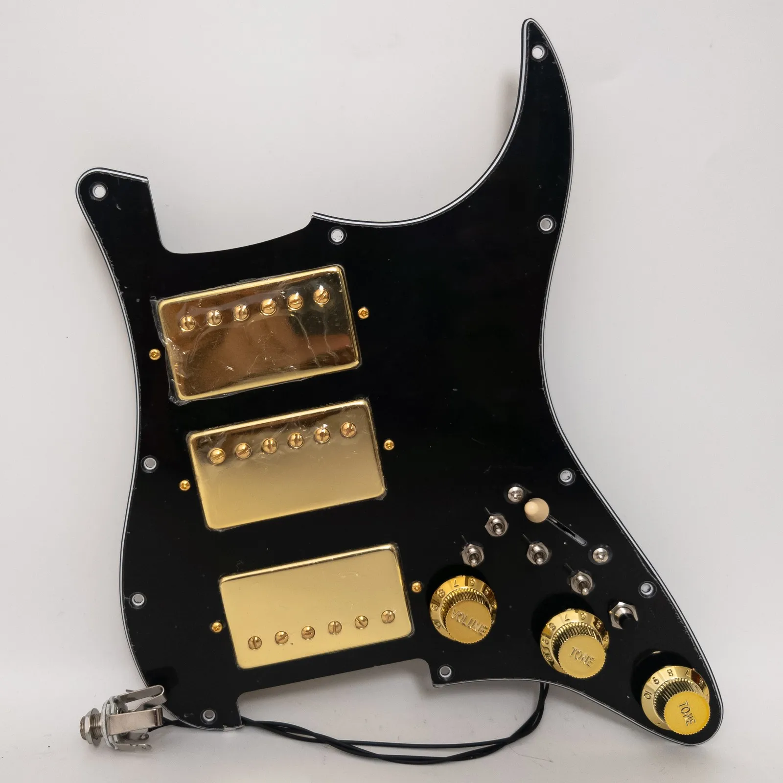 Guitar Prewired Loaded Pickguard Coil Splitting HHH Alnico 5 Humbucker Pickups for ST Guitar