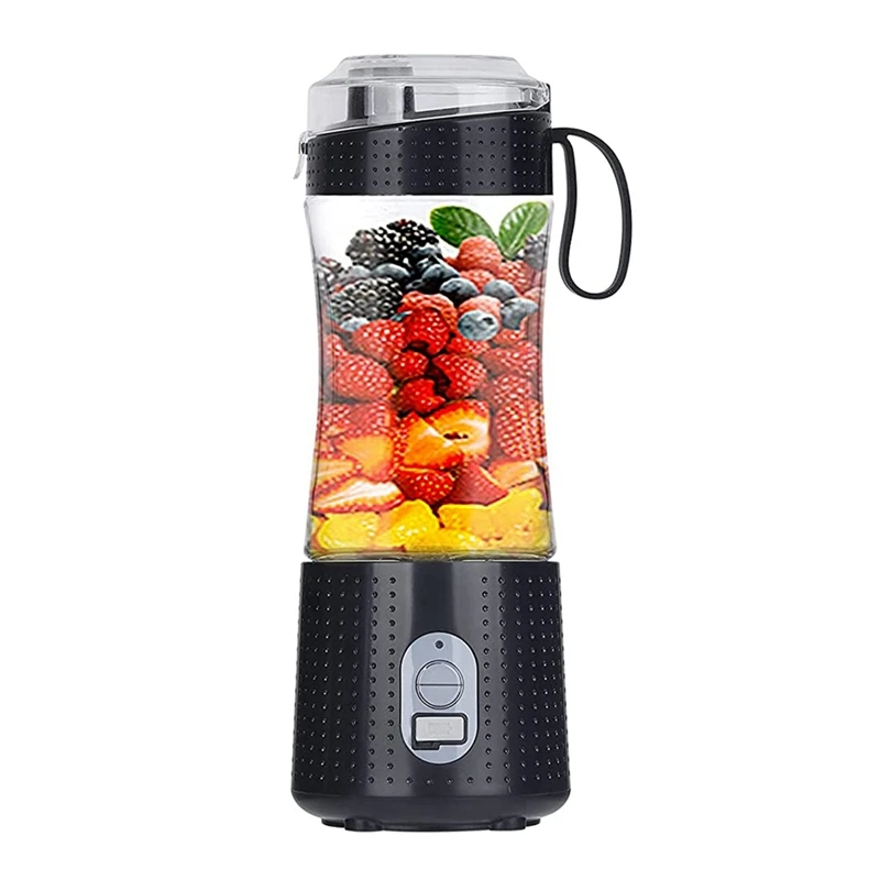 

Portable Blender With 6 Blades, Personal Mini Blender For Smoothies, Shakes And Juice, USB Rechargeable Blender