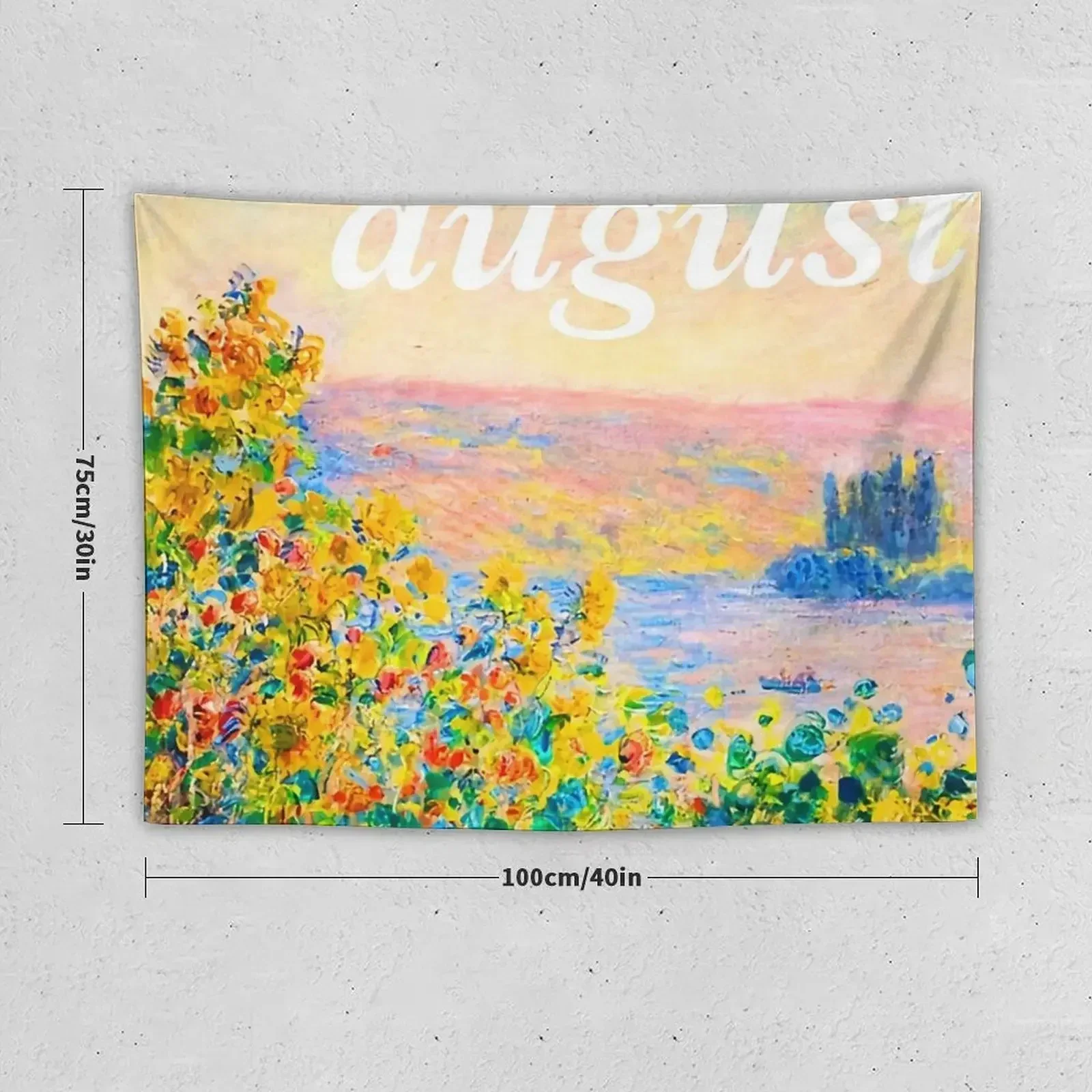 August Tayor Swift Monet Tapestry Aesthetic Room Decoration Decoration For Home Room Decoration Korean Style Tapestry