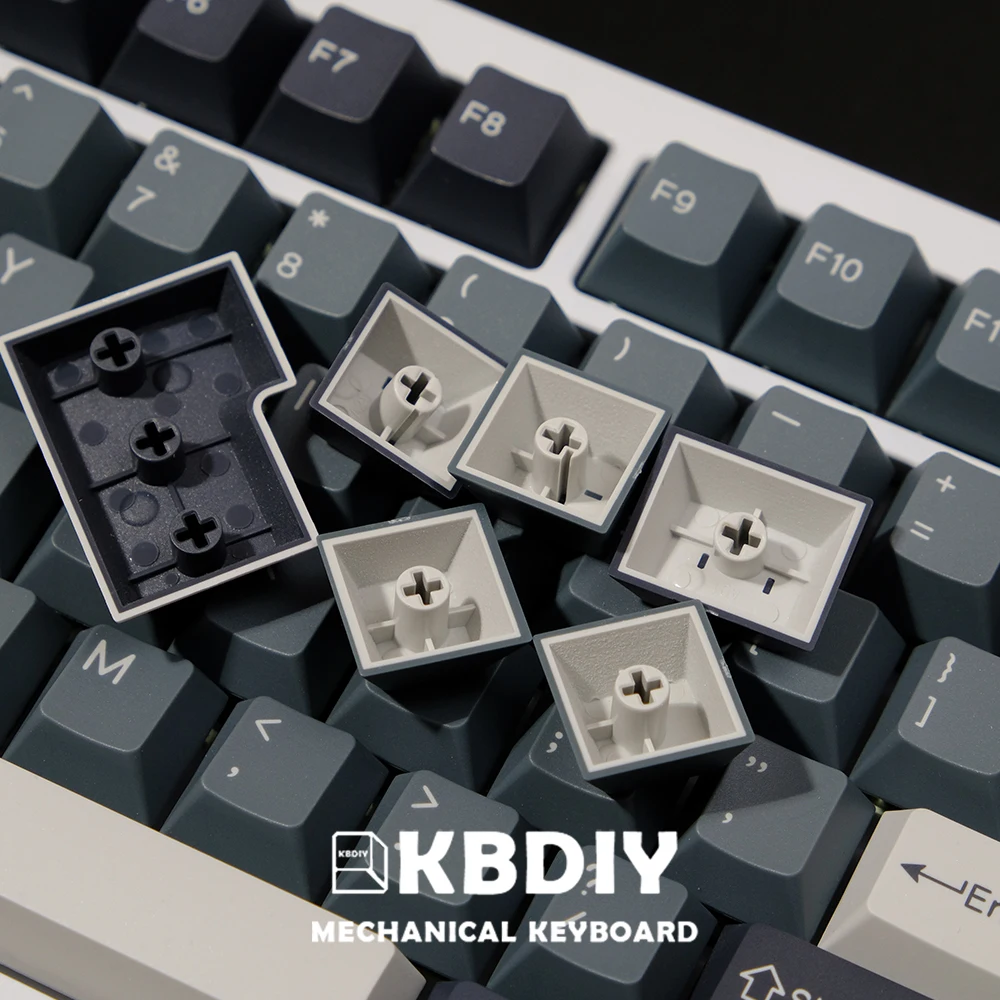 KBDiy GMK Keycap PBT Double Shot ISO GMK Apollo Keycaps Cherry Profile For Mechanical Keyboard DIY KIT Retro 160 Keys/Set GMK67