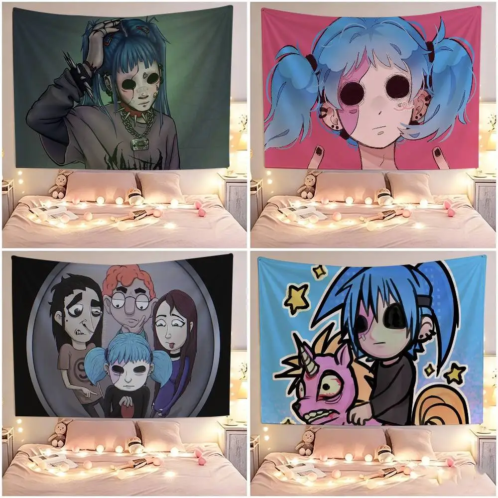 sally face  Flags Suitable For Party Club Outdoor Interior Wall Decoration Banner Fans Gift