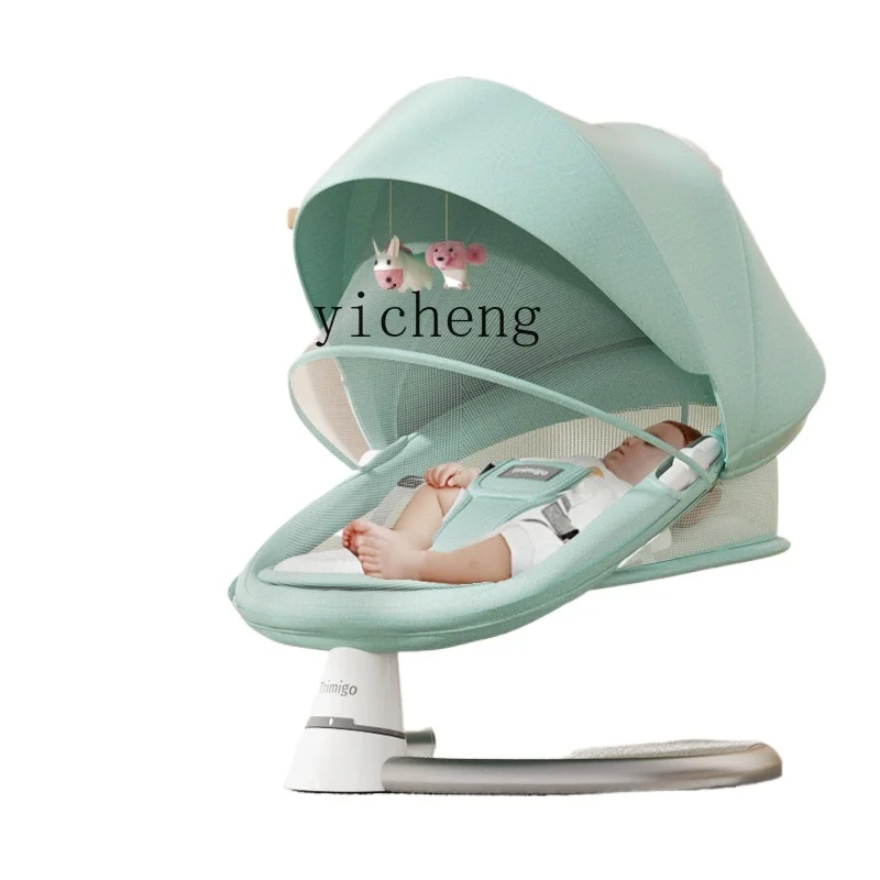 Tqh-Chaise à Bascule Électrique pour Bébé, Produit Fantastique, Fournitures pour Nouveau-Né, Couffin Apaisant pour DorPanier