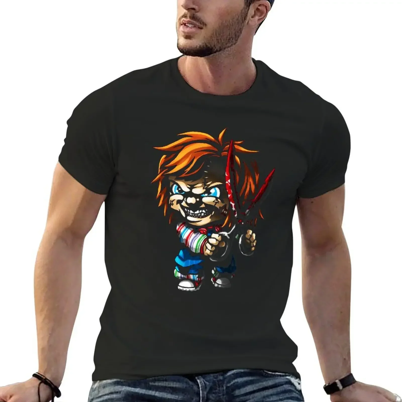 

Chucky T-Shirt aesthetic clothes man t shirt essential t shirt mens funny t shirts