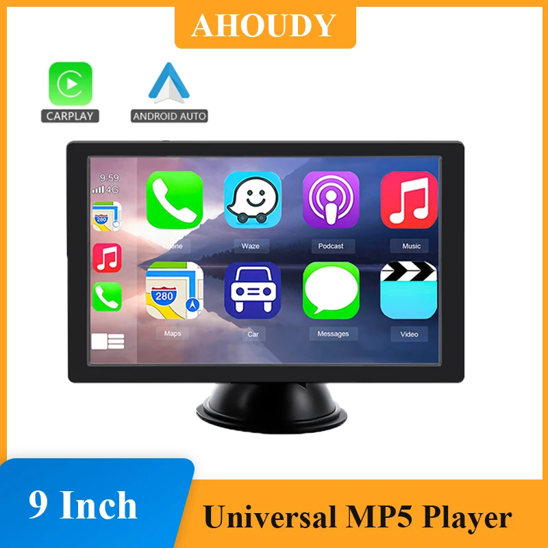 9 inch Carplay Car Radio Multimedia Video Player Wireless Android Auto Bluetooth HD Touch Screen For Nissan Toyota