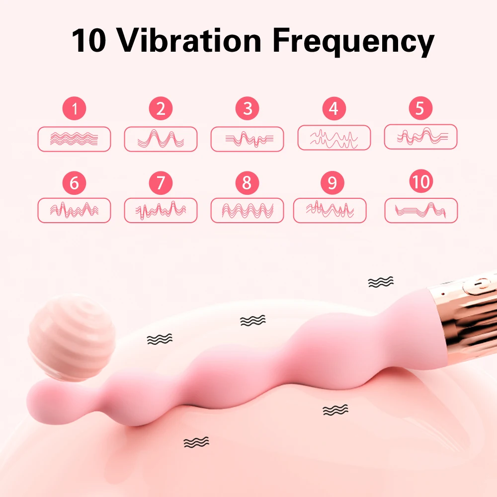 Vibrerende Anale Kralen Butt Plug voor Mannen Prostaat Massager Anale Vibrator Stimulator Anale Ballen voor Gay Masturbator Seksspeeltje voor Mannen