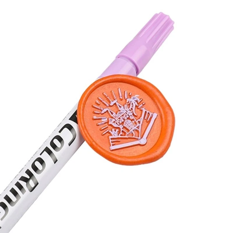 

Metallic Marker Color Pen Paint Seal Special Pen Wax Seal Pen Gift for Kid