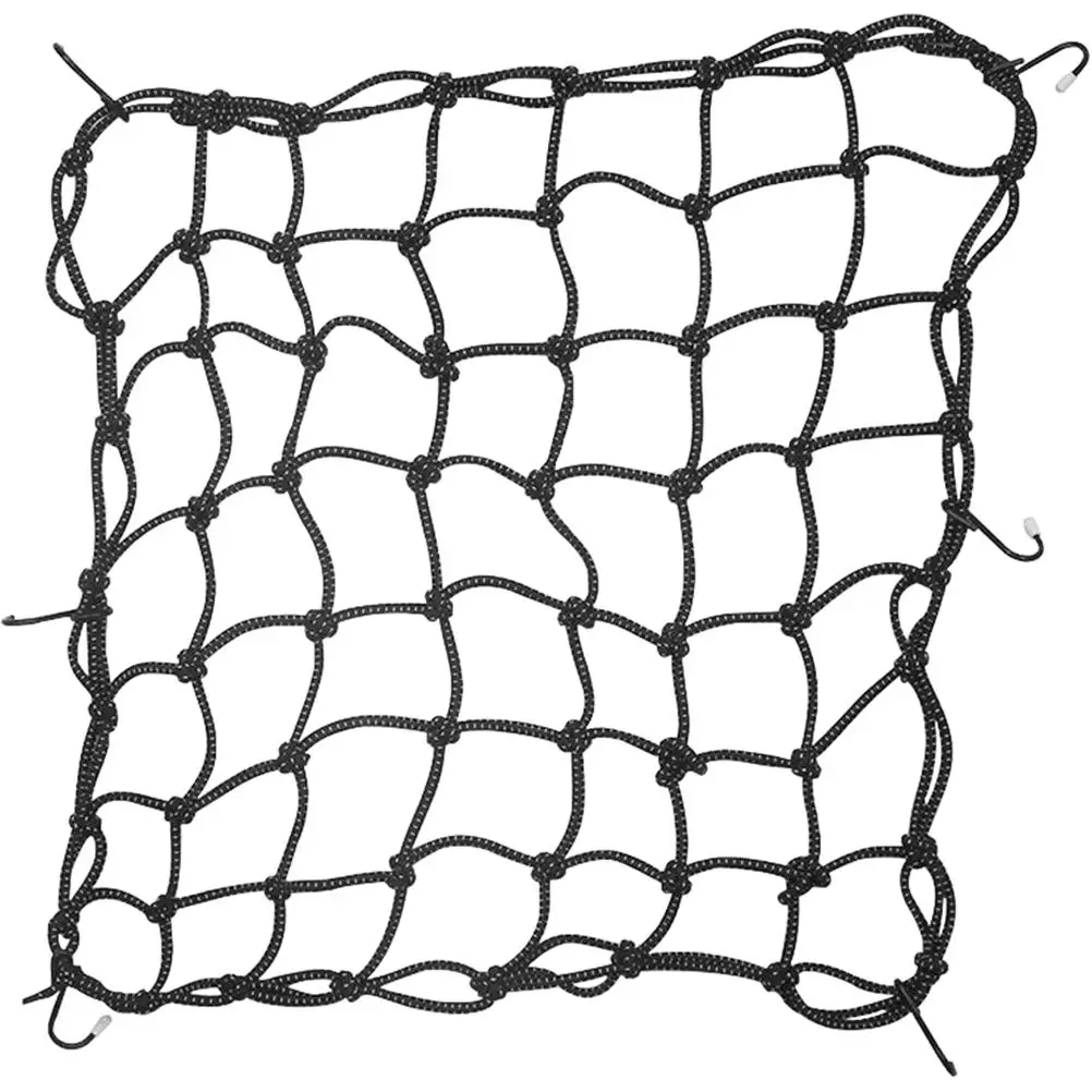 

Motorcycle Luggage Elastic Cargo Mesh Organizer 6 Hooks Car Storage Net Secures Items Easy Motorcycle Net Installation