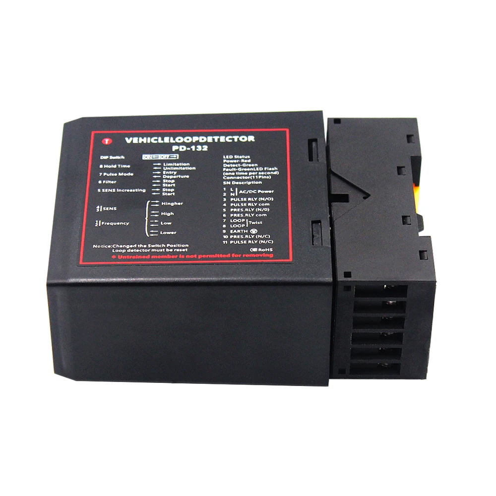 PD-132 Automatic Gate Opener Barrier Gate Traffic Inductive Single Channel Loop Vehicle Detector Compatible with northtech