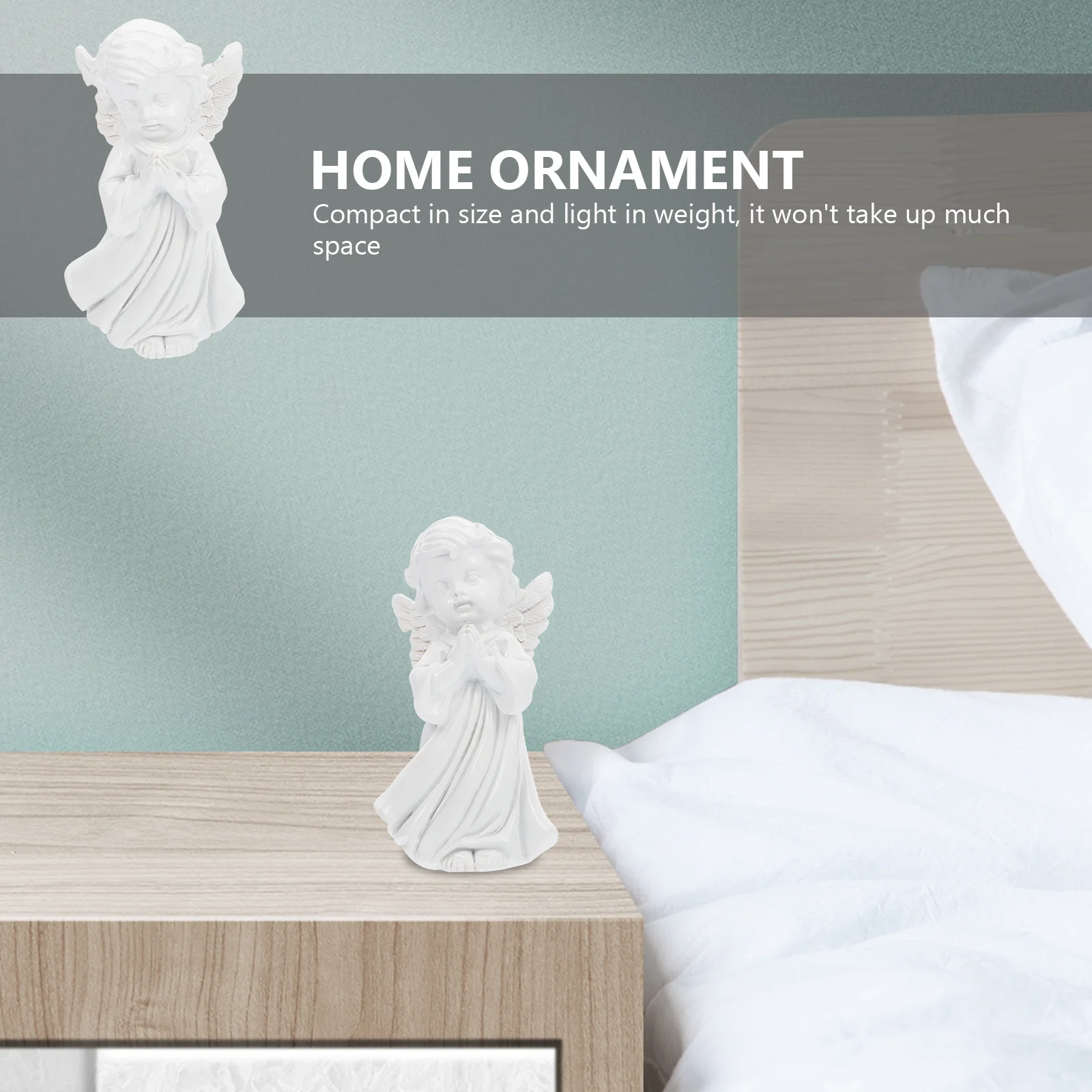 

Praying Decorations Figurine Adornment Angels Statues Figurines Home Small Resin Ornaments