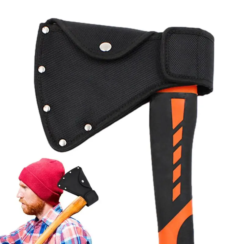 Camp Axe Cover Thicken Nylon Camping Axe Sheath Waist Hangable Adjustable Hatchet Cover And Protector With Metal Buckle Outdoor