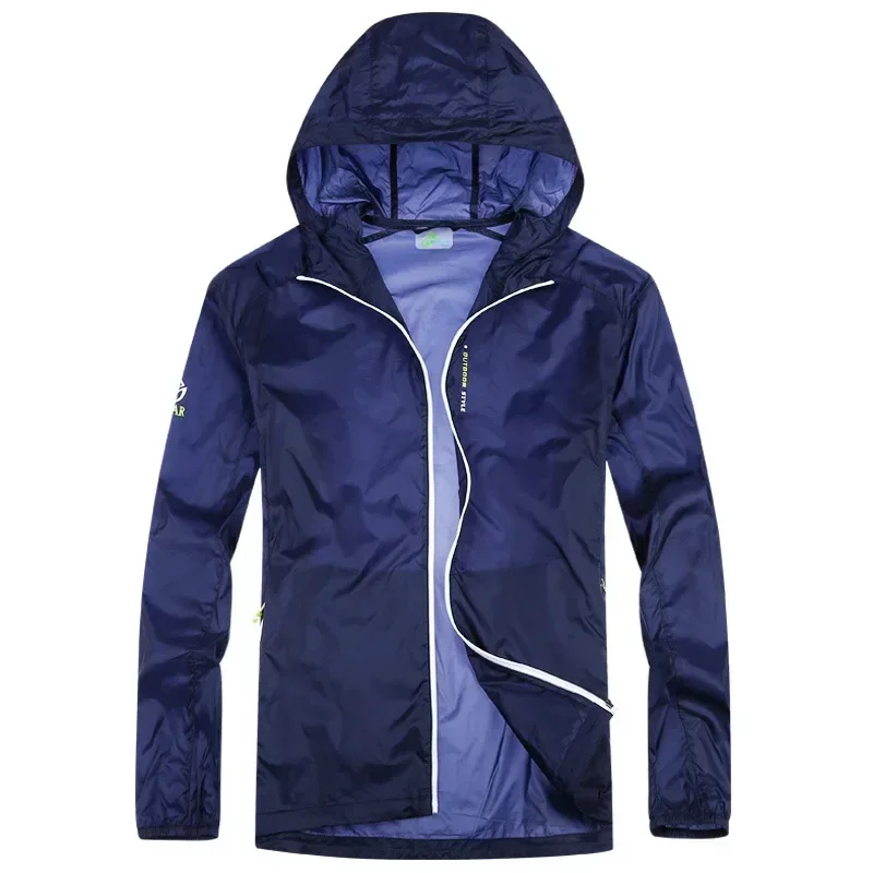 

2023 Spring/Summer New Men's Skin Clothing Outdoor Fashion Sun Protection Waterproof Ultra Light Top