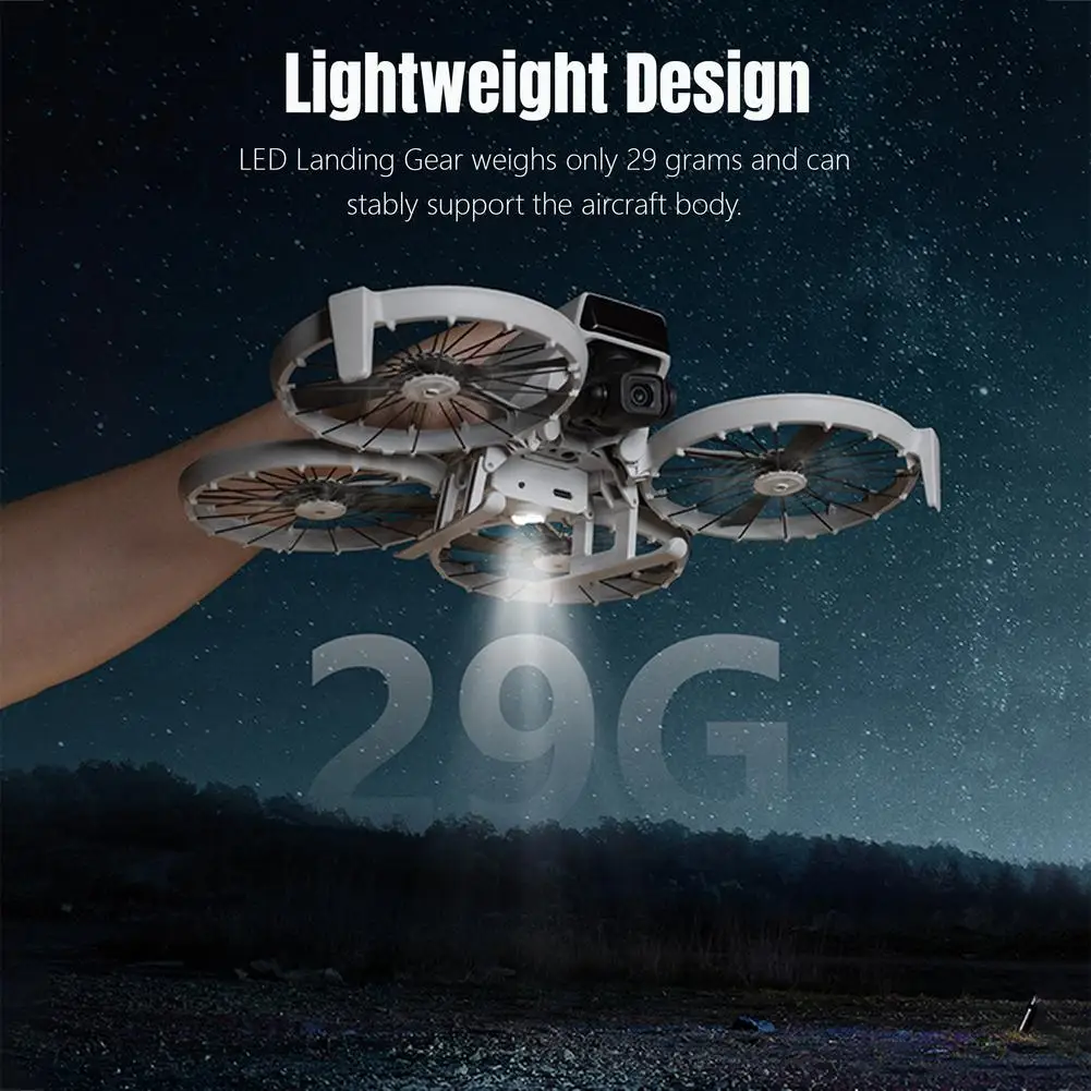 

FLIP Landing Gear Extended Legs Foldable Heighten 20mm Landing Skid Quick Release Support Foot For DJI FLIP Drone Accessori Y1F8