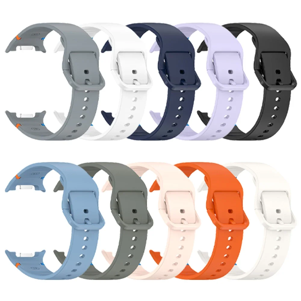 Officiële Siliconen Band voor Samsung Galaxy Horloge 8 44mm 40mm/8 Classic 46mm Band Ademend Polsbandje sport Armband Accessoires