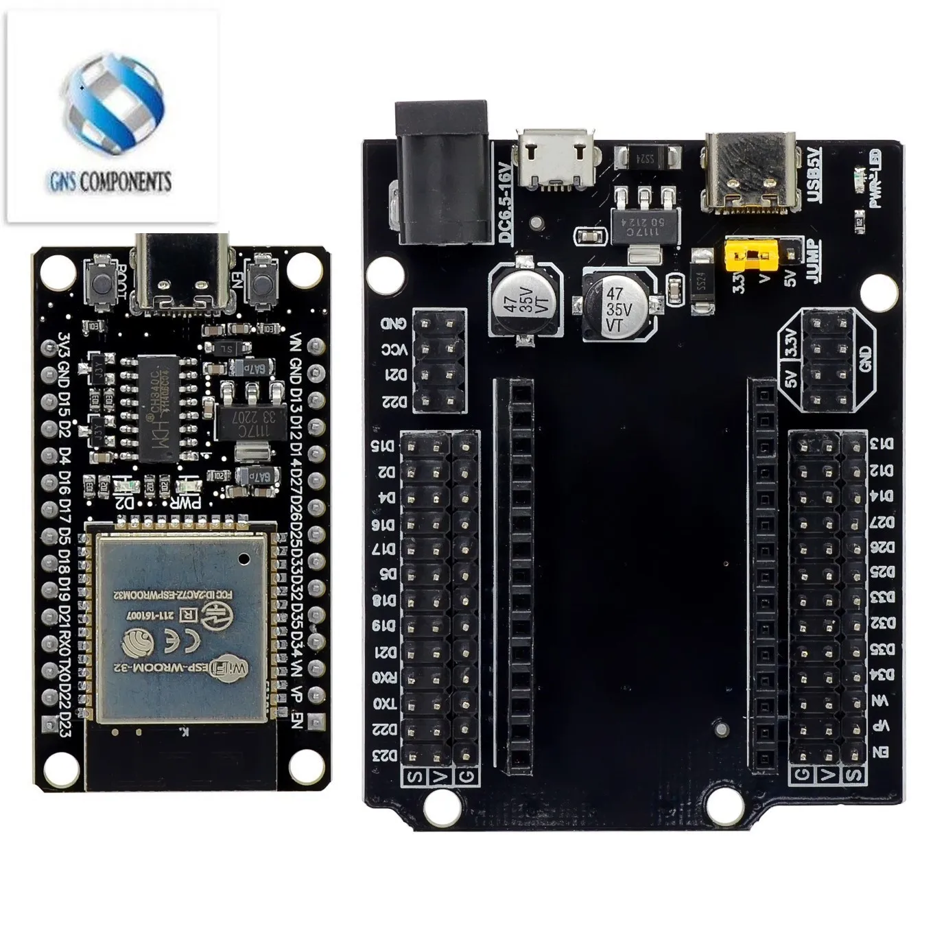 ESP32 Development Board TYPE-C USB CH340C WiFi+For Bluetooth Ultra-Low Power Consumption Dual Core ESP32-DevKitC-32 ESP-WROOM