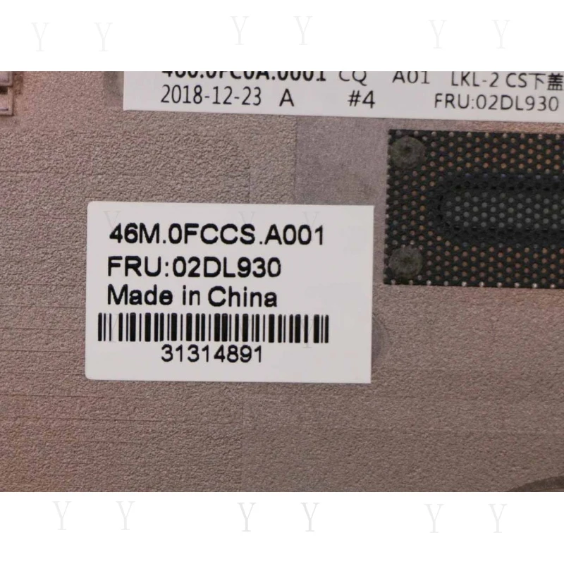 

Y+ 02DL930 Нижняя крышка корпуса для Lenovo Thinkpad L390
