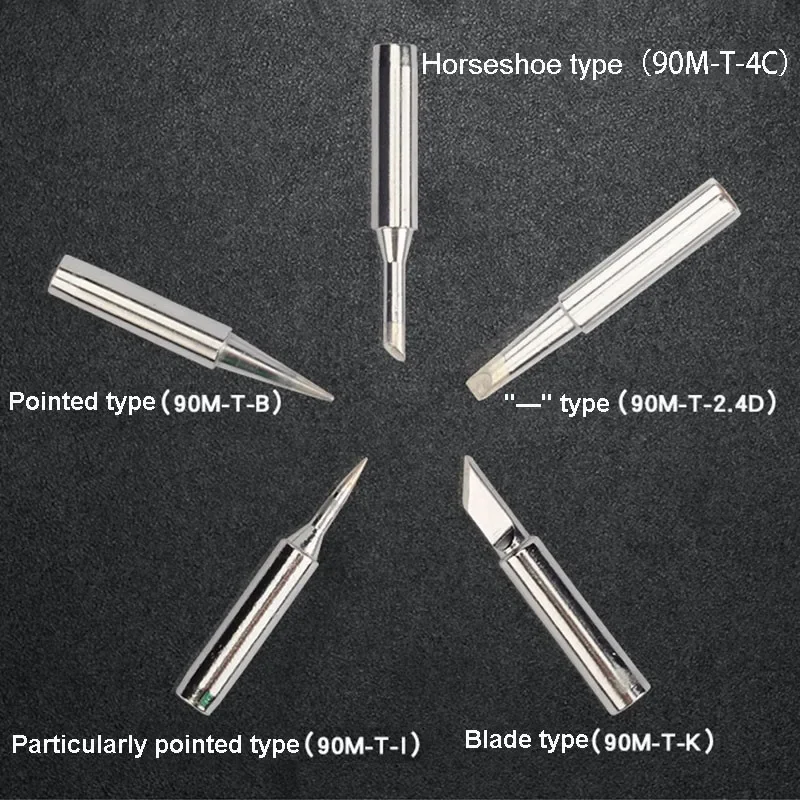 5Pcs/Set 900m-T-I 900M-T-B Welding Tool Lead-Free Soldering Iron Head Bit For Welding Accessories Soldering Iron Tip