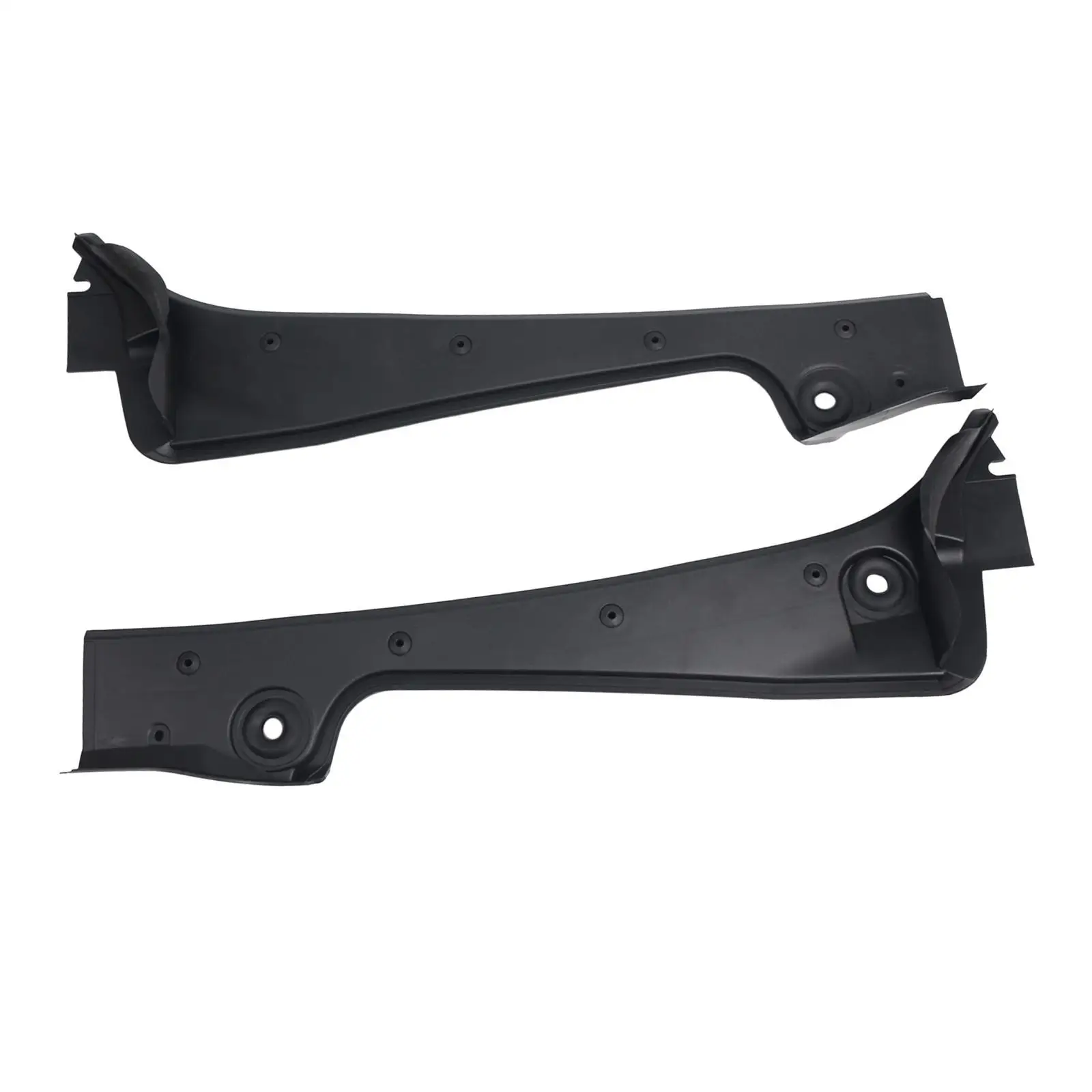 

2Pcs 51717027083 Wear Resistant Front Windshield Wiper Side Cowl Cover Trims Fenders LH and Rh for BMW 5' E61 Lci 2005-2010
