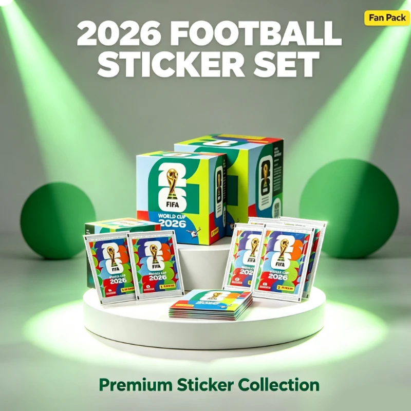 ---Genuine 2026 FIFA World Cup Panini Original Stickers International Version Rare Collection Football Fan Souvenir Present Gift